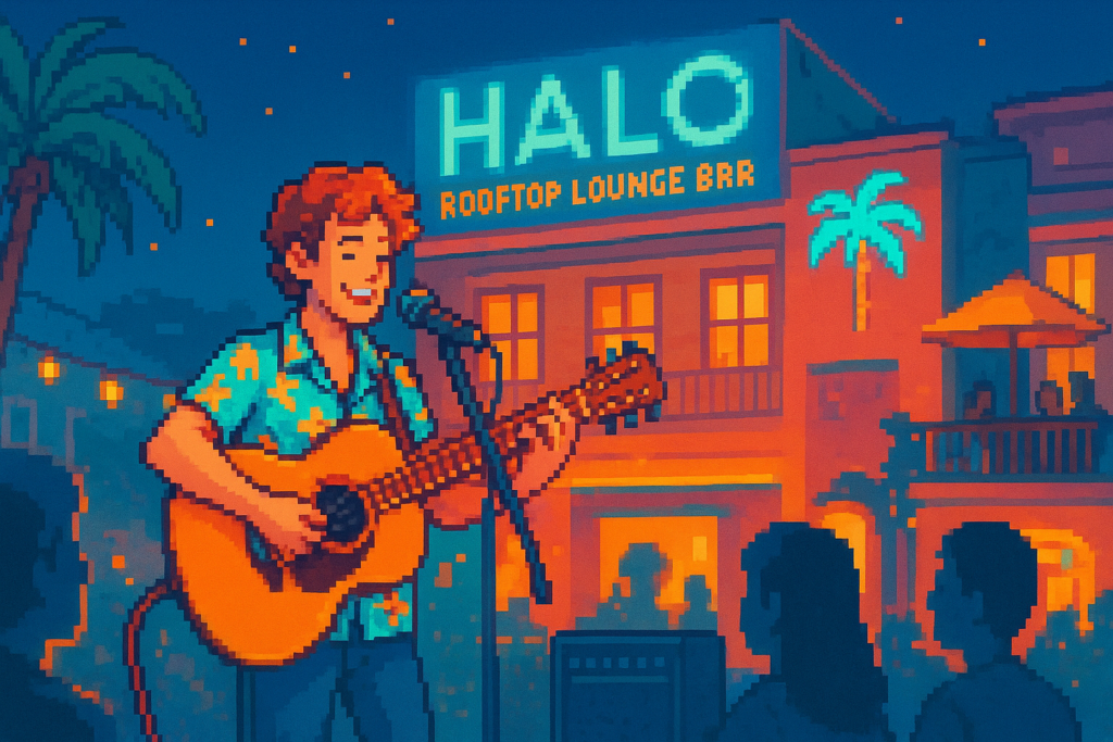 Zach Lovering at Halo Rooftop Lounge Bar at The Saint - The Saint Hotel - 2026-04-16