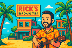 Jeff Harris at Rick's Bar Downstairs - Rick's Entertainment Complex - 2026-04-16