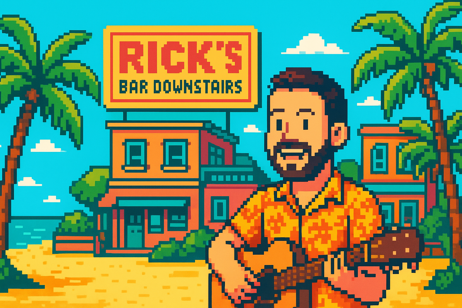 Jeff Harris at Rick's Bar Downstairs - Rick's Entertainment Complex - 2026-04-16