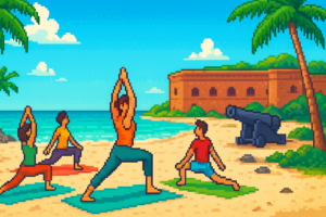 Yoga on the Beach - Ft Zachary Taylor - Fort Zachary Taylor State Park - 2026-04-16
