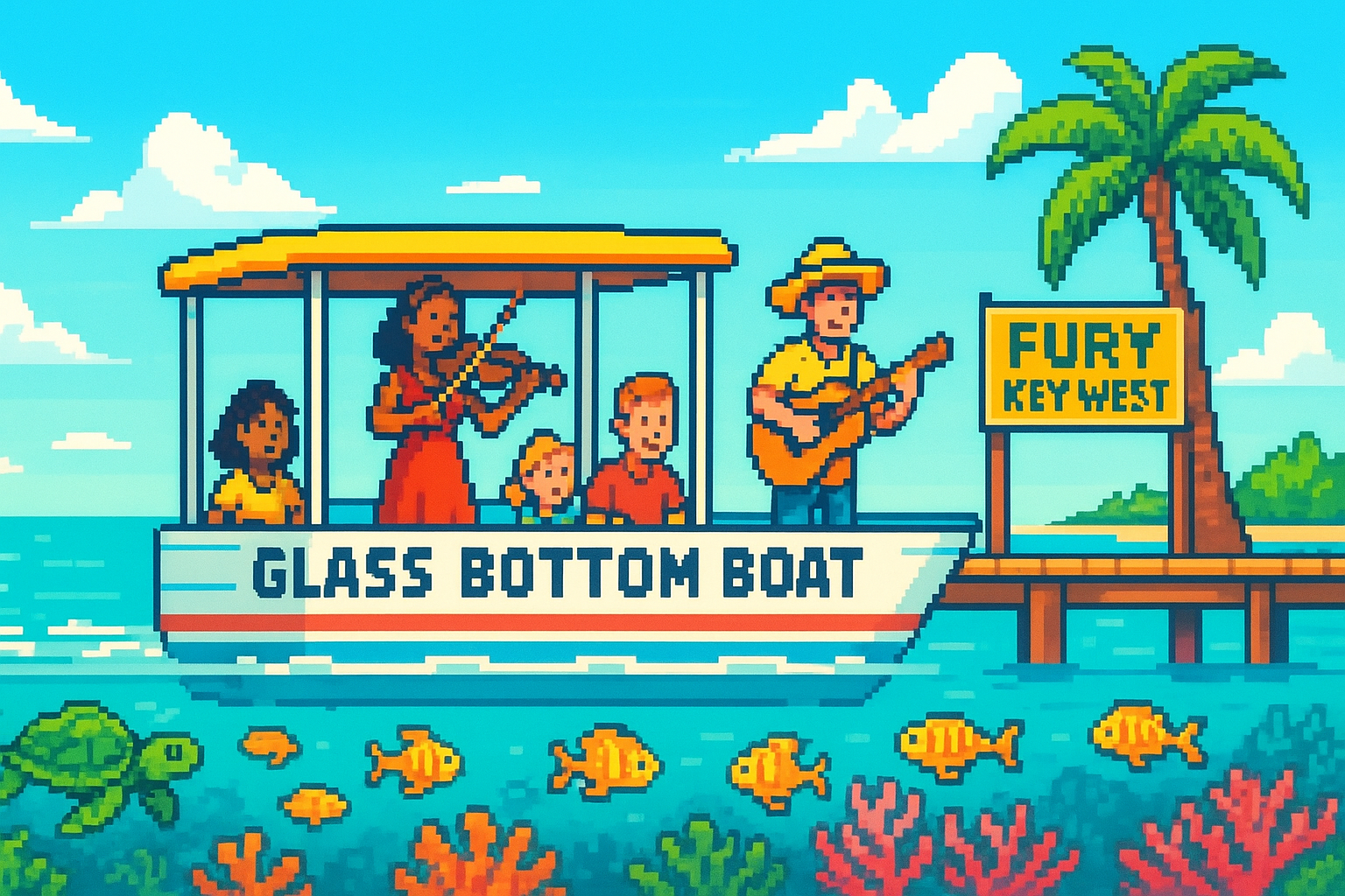 Glass Bottom Boat Cruise - Key West's Window to the Sea - Fury Key West- Departure Point 2 - 2026-04-14