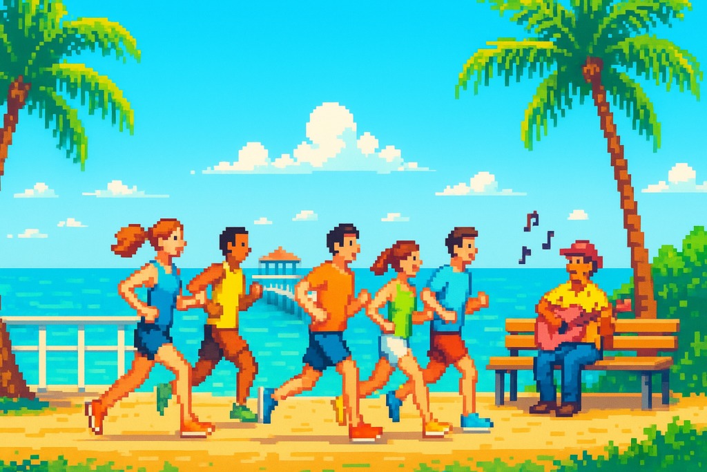 Ambitious Morning Runners - White Street Pier - 2026-04-16