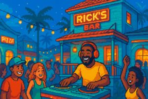 DJ Chaka at Rick's Bar Upstairs Stage - Rick's Entertainment Complex - 2026-04-16