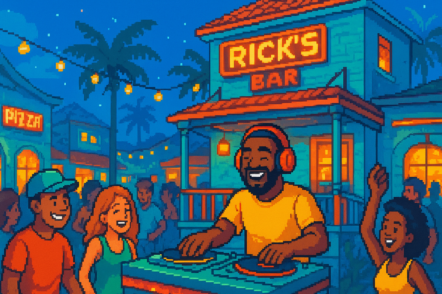 DJ Chaka at Rick's Bar Upstairs Stage - Rick's Entertainment Complex - 2026-04-16