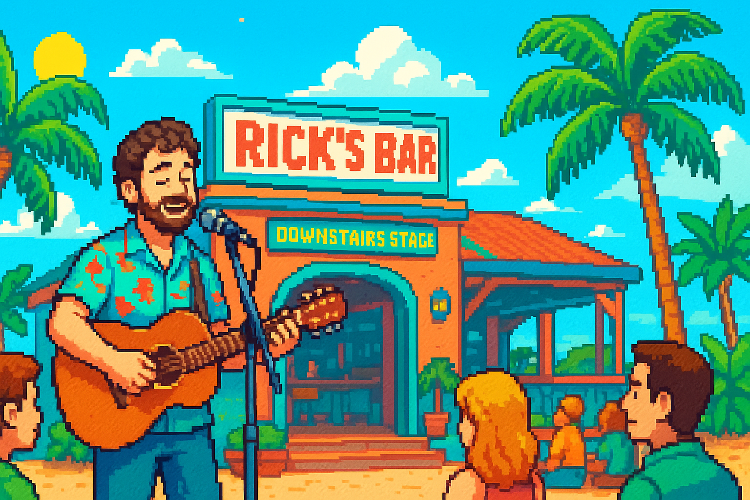 Michael Corleto at Rick's Bar Downstairs Stage - Rick's Entertainment Complex - 2026-04-15