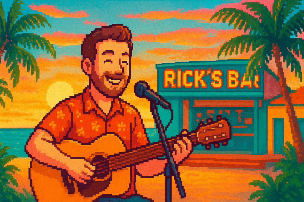Andrew B. at Rick's Bar Downstairs Stage - Rick's Entertainment Complex - 2026-04-15