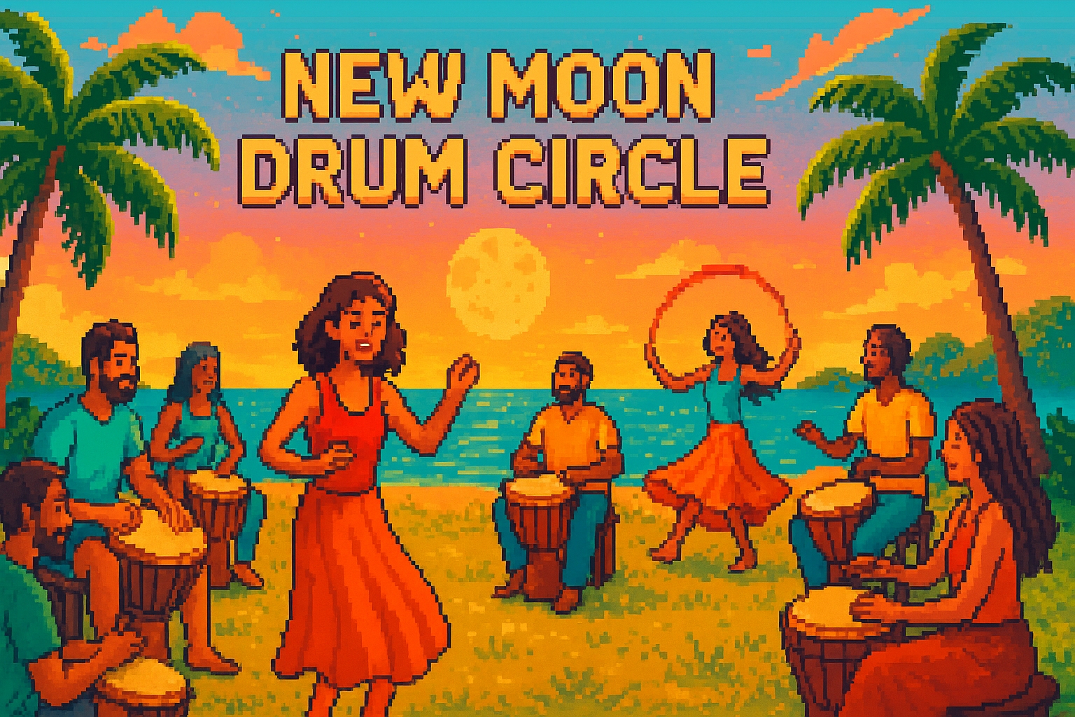 New Moon Drum Circle - The Greeen House Mothership - 2026-04-17
