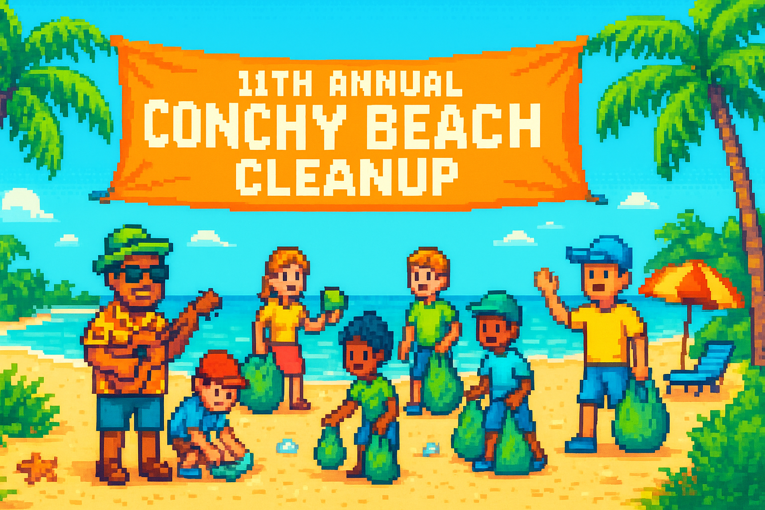 11th Annual Conchy Beach Cleanup - Higgs Beach - 2026-04-17