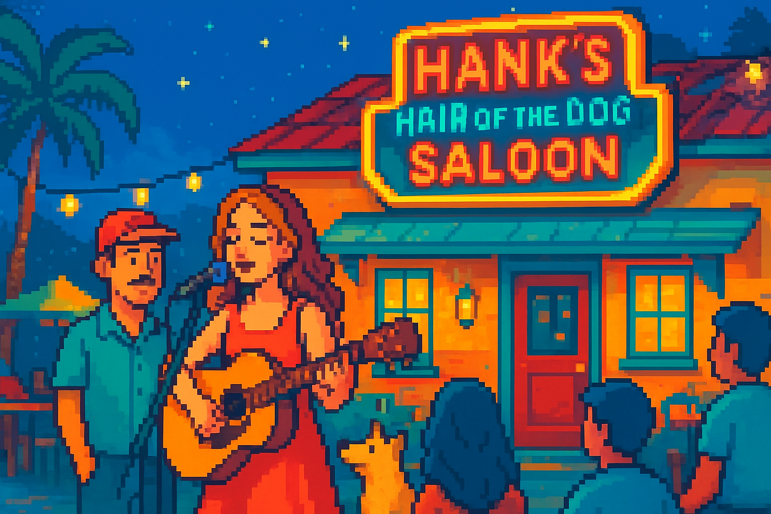 Elle Haley with Aaron at Hank's Hair of the Dog Saloon - Hank's Hair of the Dog Saloon - 2026-04-18