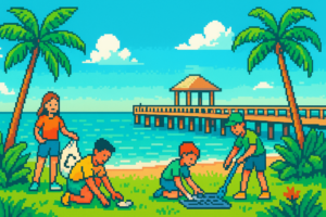 Earth Day with Reef Relief - White Street Pier - 2026-04-22