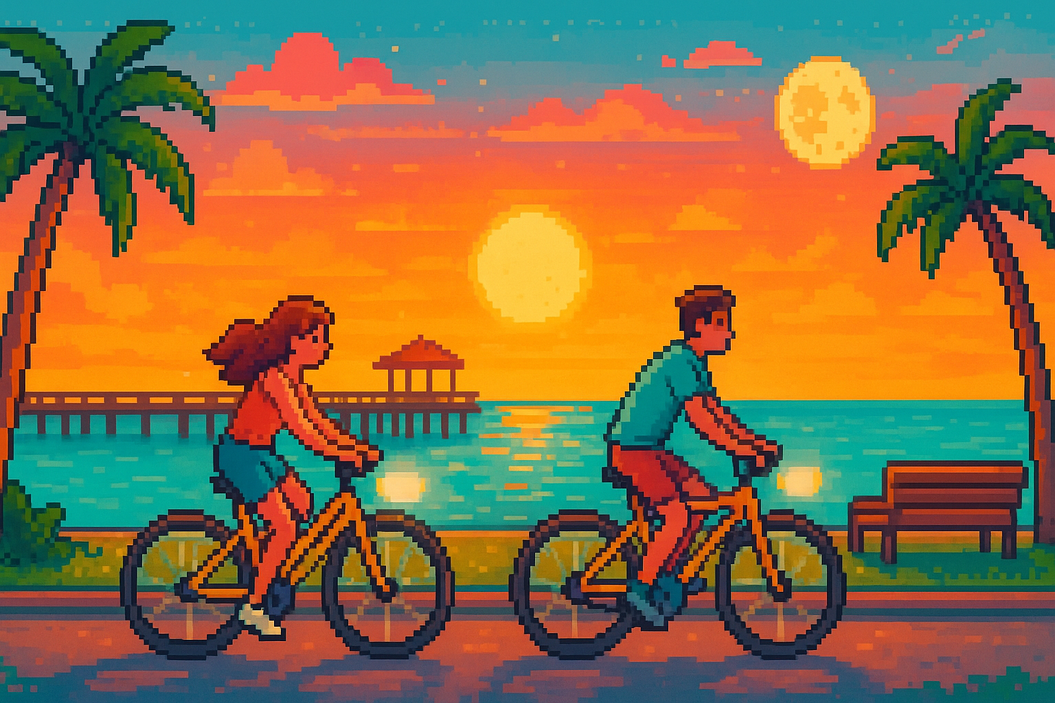 Full Moon Lighted Bike Ride - White Street Pier - 2026-05-01