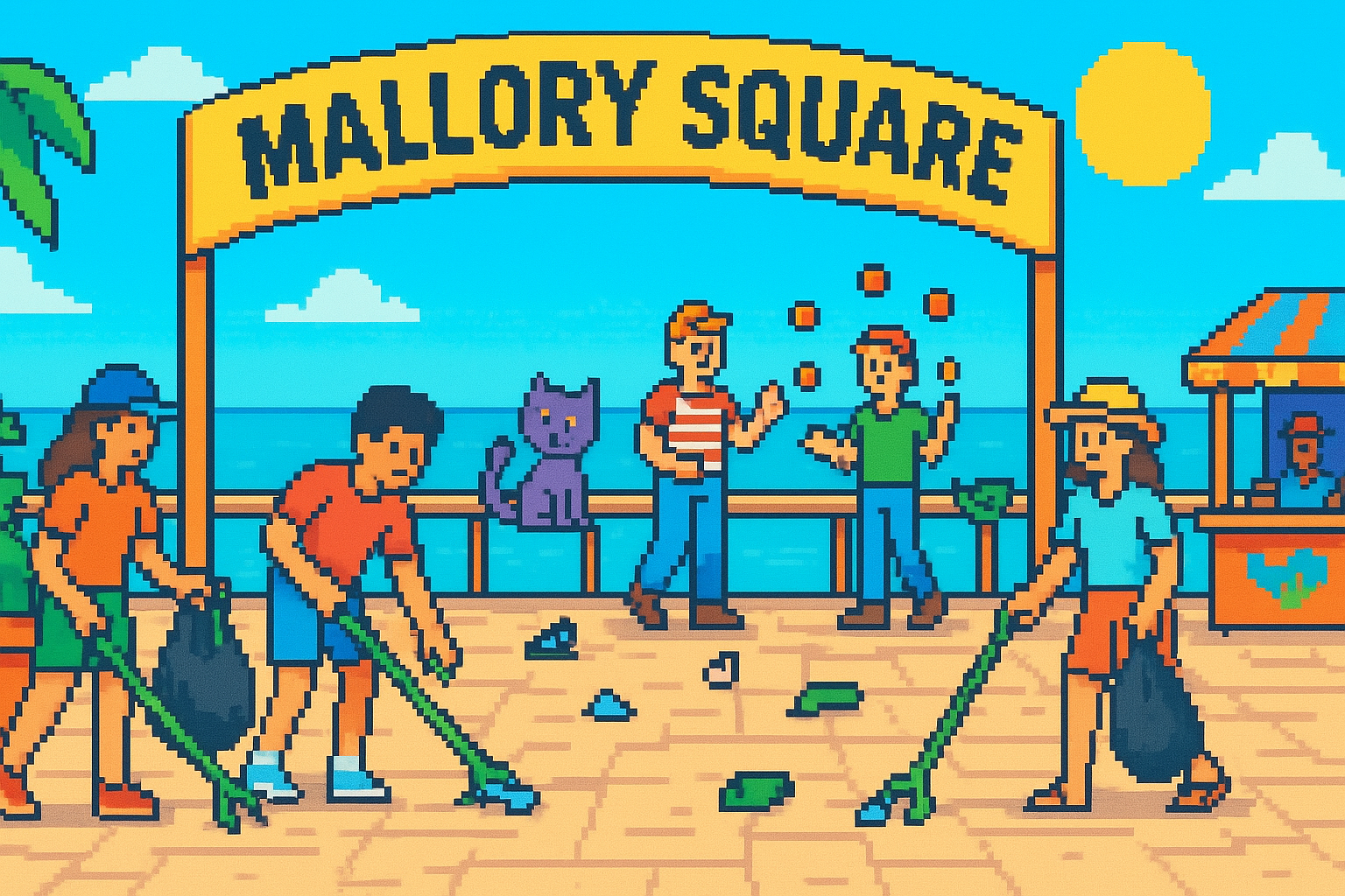 MALLORY SQUARE CLEAN UP - Mallory Square - 2026-04-24