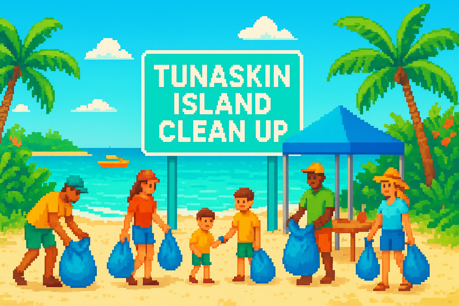 Tunaskin Island Clean Up | Key West - Tunaskin Aquatic Apparel - 2026-04-19