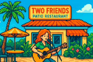 Kitty at Two Friends Patio Restaurant - Two Friends Patio Restaurant - 2026-04-28