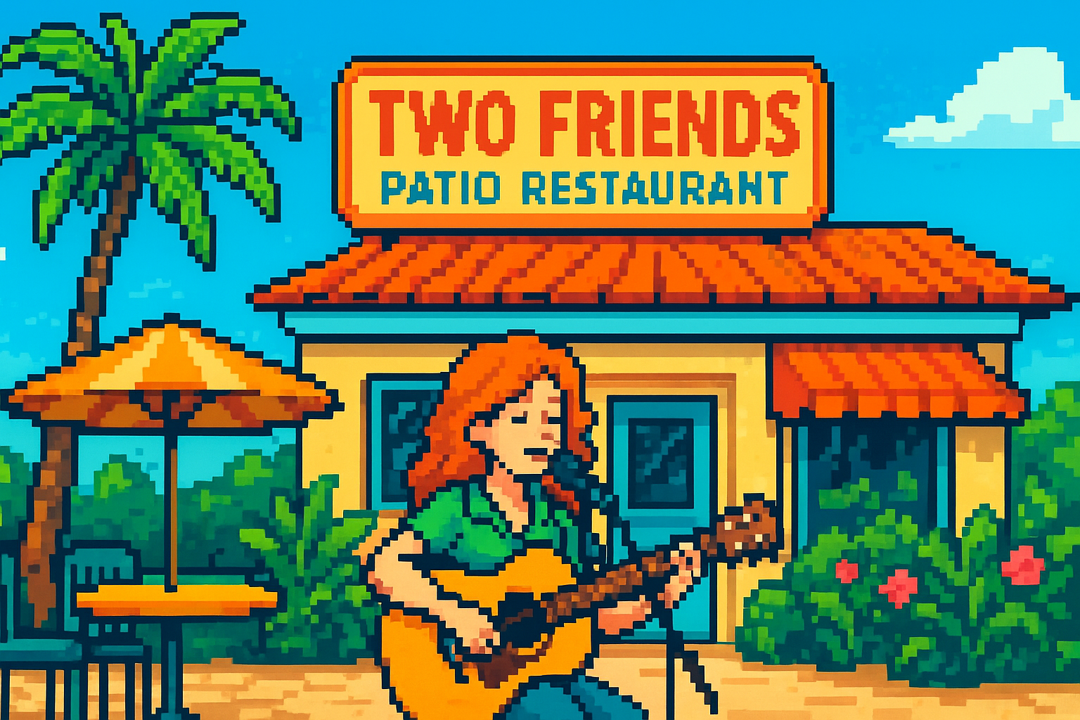 Kitty at Two Friends Patio Restaurant - Two Friends Patio Restaurant - 2026-04-28