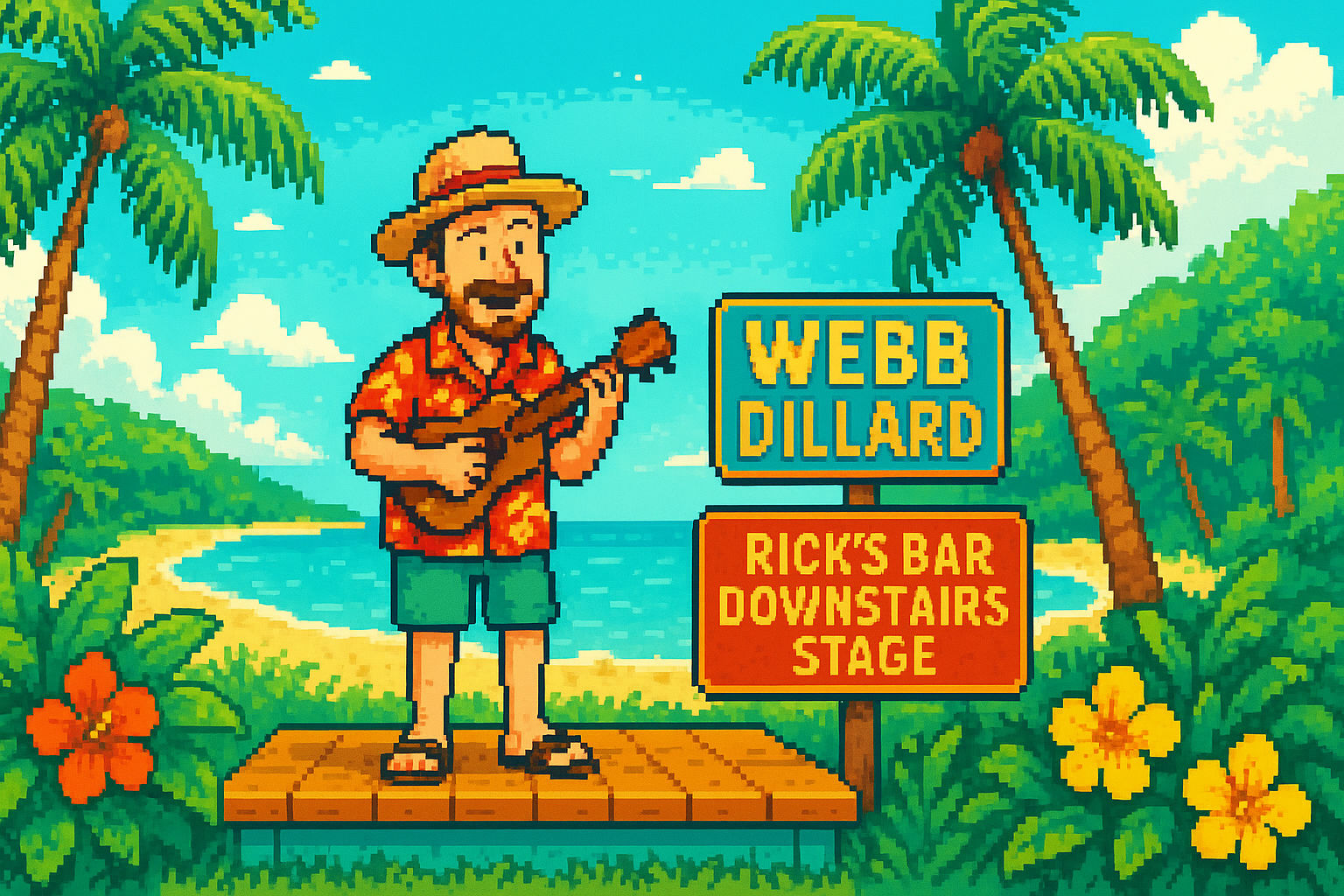 Webb Dillard ~ Rick's Bar Downstairs Stage - Rick's Entertainment Complex - 2026-06-15