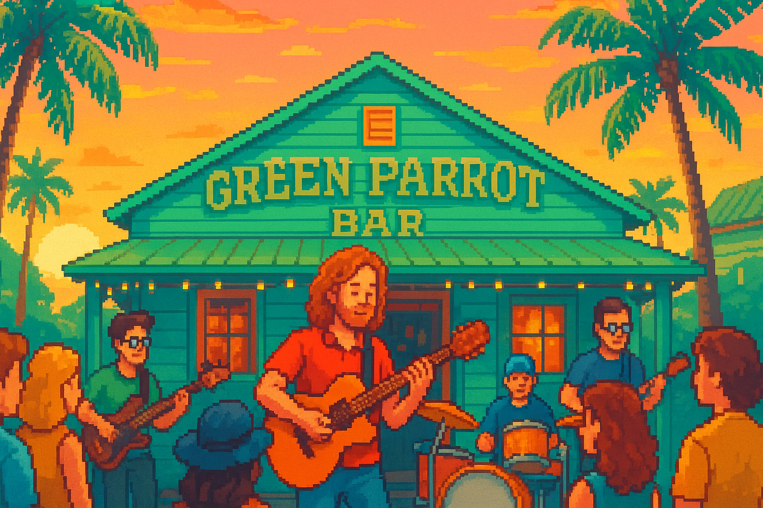 Jefff Clark band at Green Parrot Bar - Green Parrot Bar - 2026-07-16