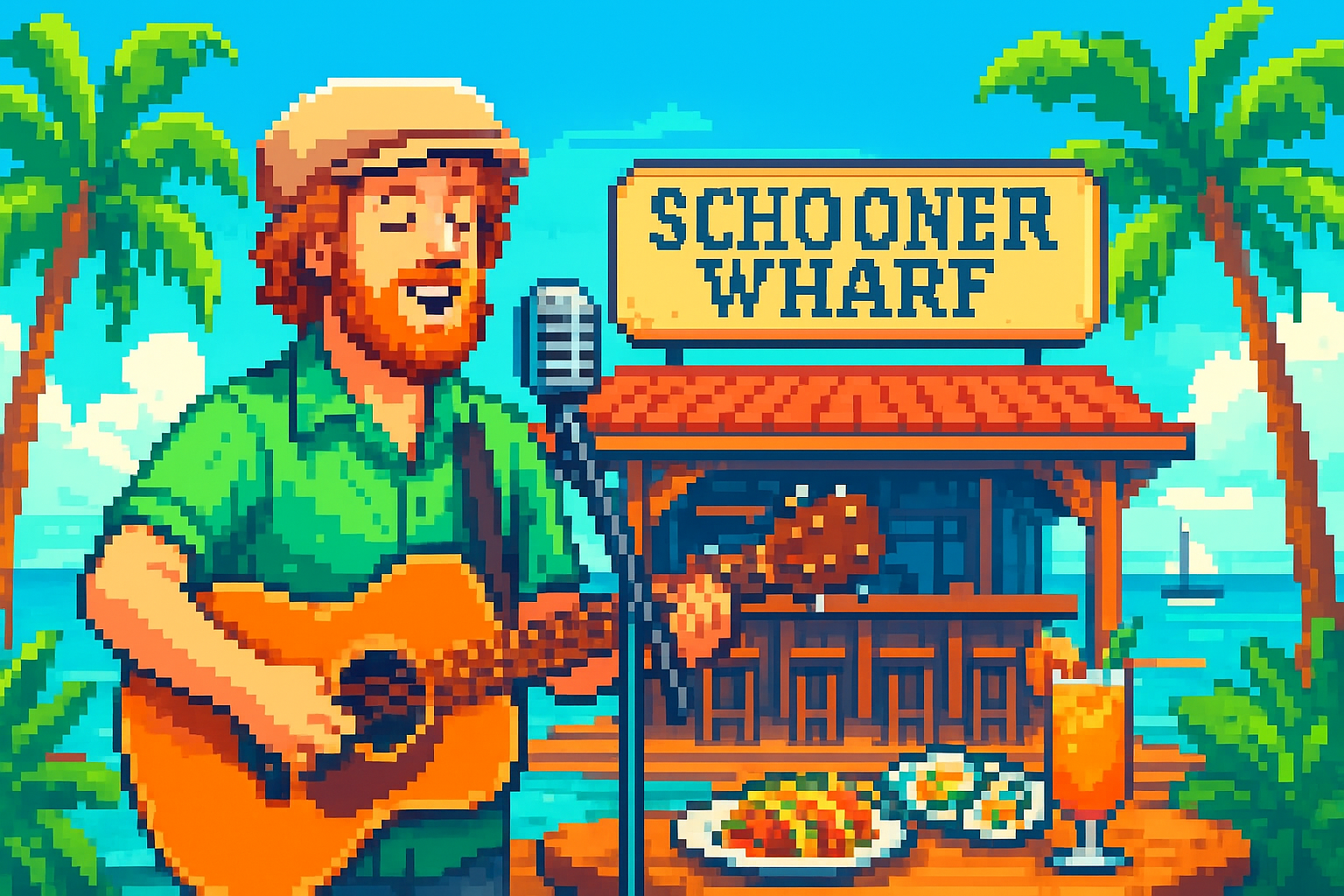 Mylo O'Maolain at Schooner Wharf Bar - Schooner Wharf Bar - 2026-07-12