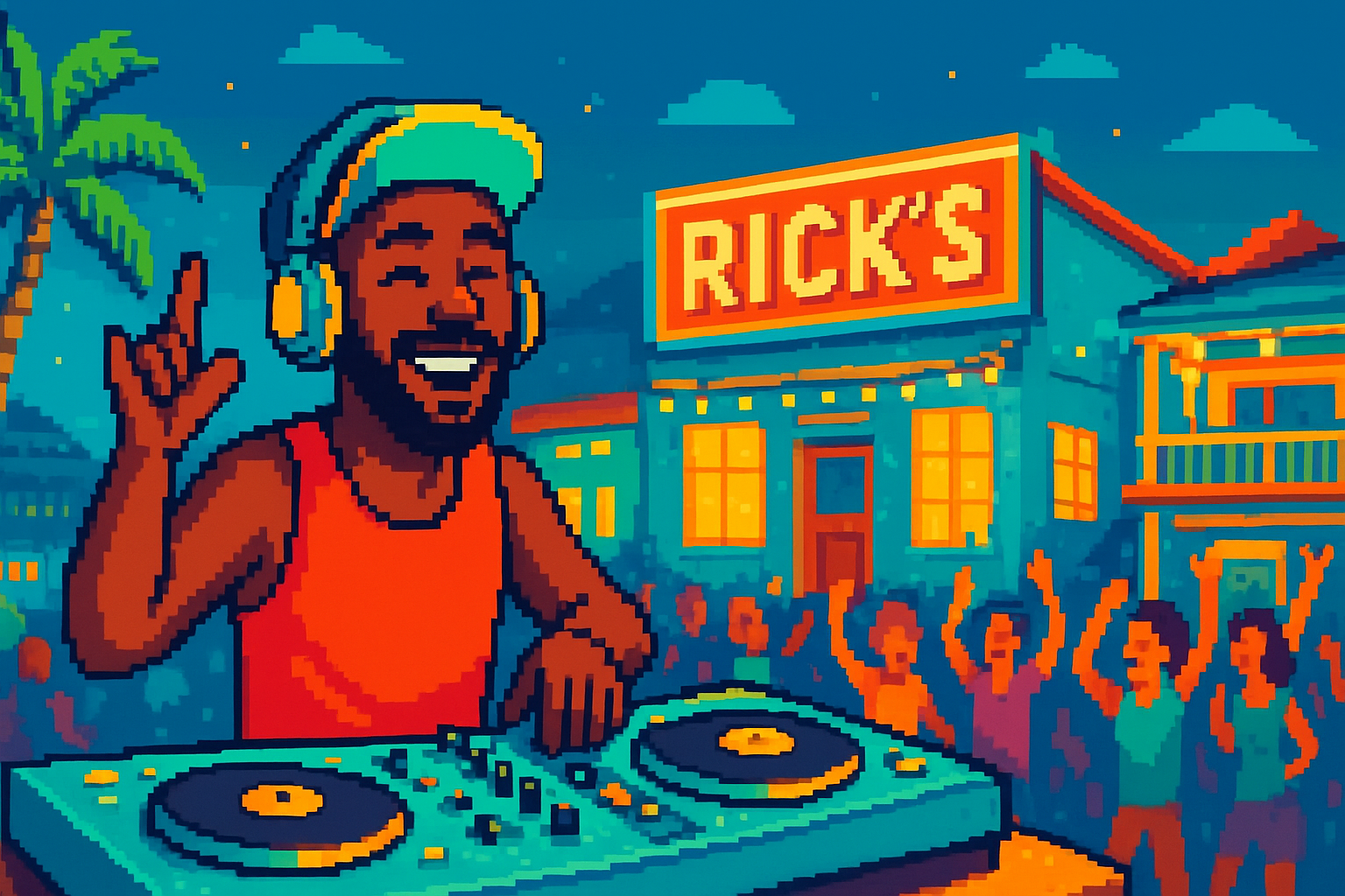 DJ Chaka at Rick's Bar Upstairs Stage - Rick's Entertainment Complex - 2026-07-11