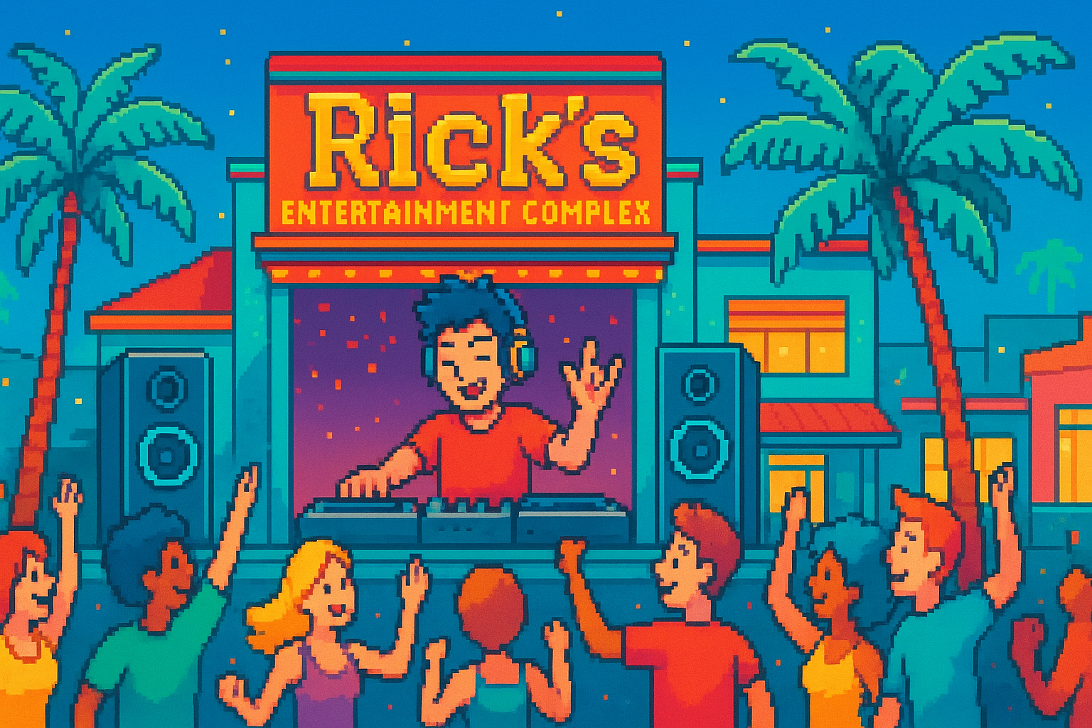 DJ Duke at Rick's Bar Upstairs Stage - Rick's Entertainment Complex - 2026-07-13