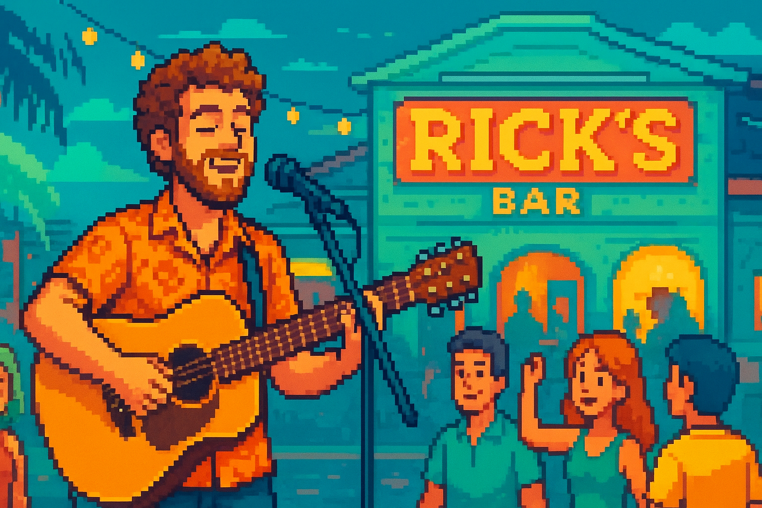 Aaron Hudgins at Rick's Bar Downstairs Stage - Rick's Entertainment Complex - 2026-07-12